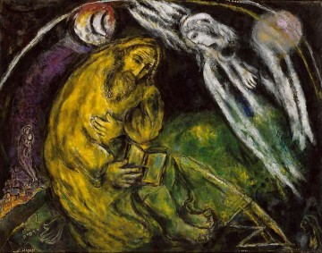 マルク・シャガール Painting - 預言者エレミヤ 現代のマルク・シャガール